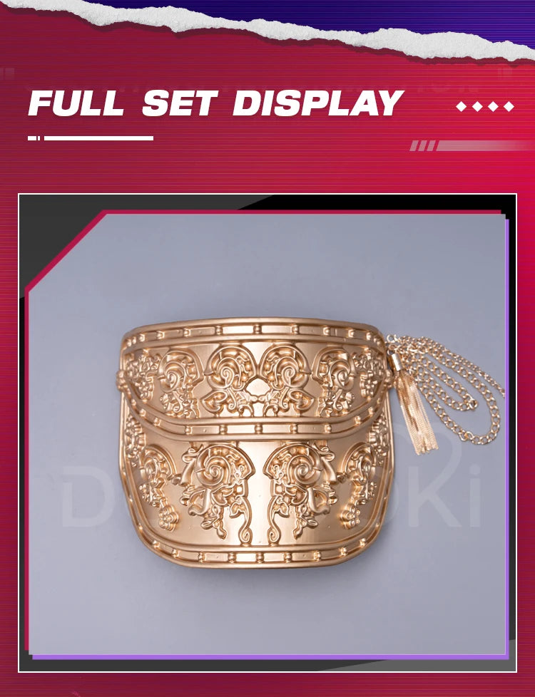 【Last Batch】IN STOCK Rumii Miraa Zoeyy Cosplay Costume【S-3XL】DokiDoki-SR Women Golden Costume Rumii Cosplay Suit Plus Size