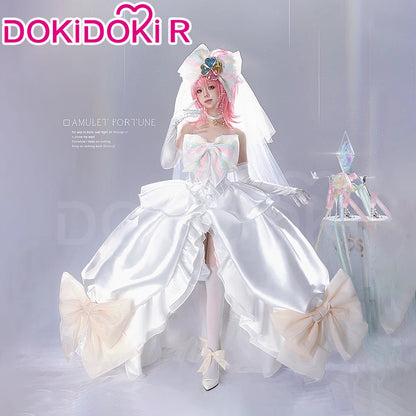 Hinamori Amu Cosplay Costume Anime Shugo Chara Cosplay DokiDoki-R Women Angel White Wedding Dress Hinamori Amu Costume Halloween