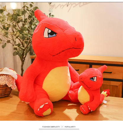100/120CM Big Size Charmander Plushies Pokemon Peluche Cartoon Anime Kawaii Ornament Plush Comfortable Soft Doll Children Gift