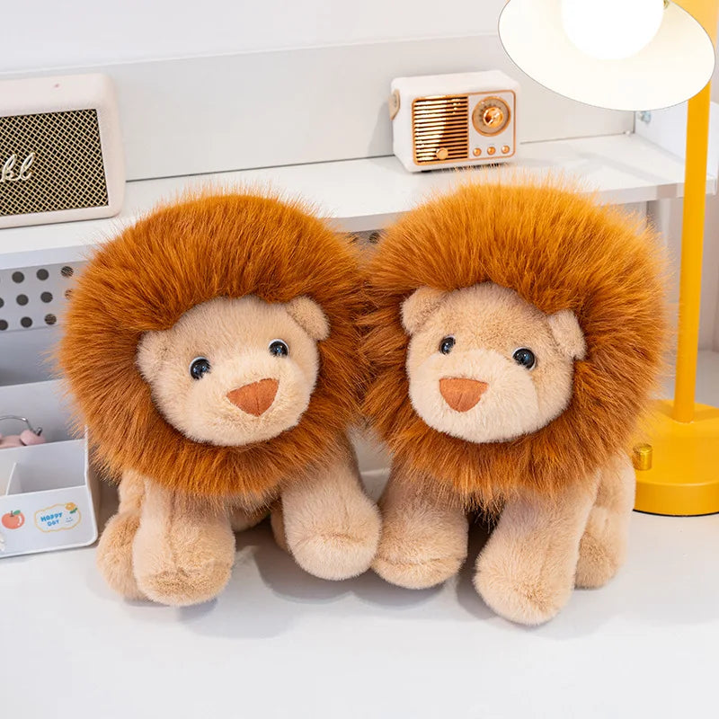 Super Soft Lion Plush Toy Sitting Or Lying Down Stuffed Animal Cuddly Animal Lion Plushies Huggble Pillow Cushion Boy Girl Gift