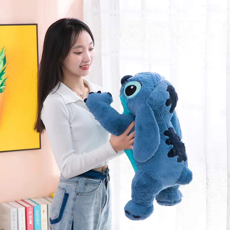 100cm Big Size Disney Stitch Cartoon Anime Plush Stuffed Doll Room Plushies Pillow Cute Ornaments Children's Holiday Gifts