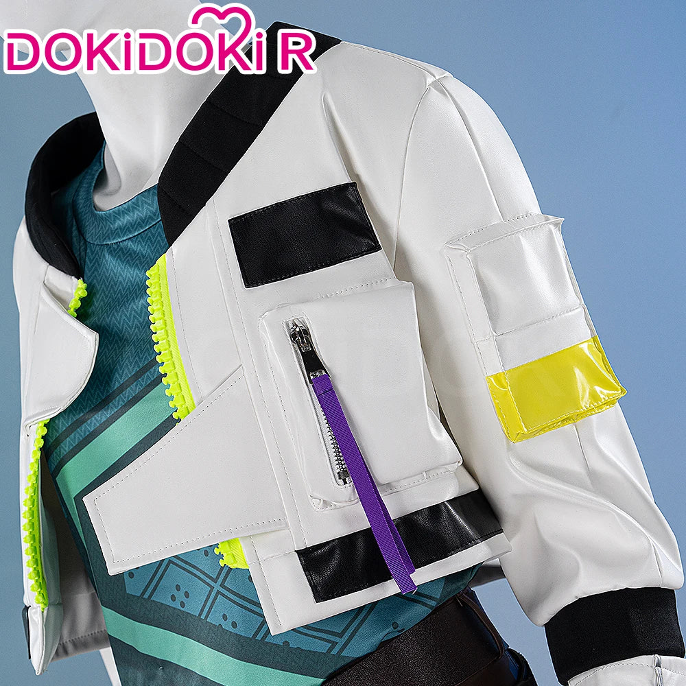 Deadlock Cosplay Costume Game Cosplay【S-2XL】DokiDoki-R Deadlock Men Suit Costume Halloween Cosplay Plus Size