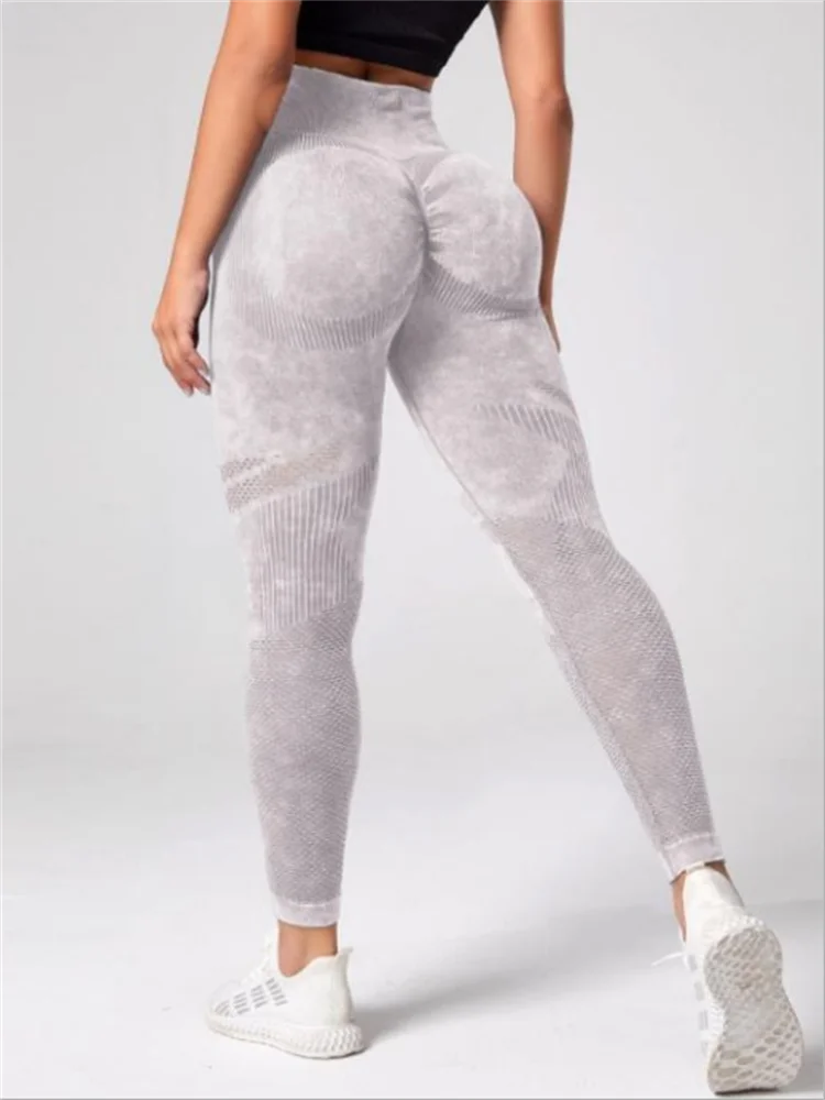 Women Seamless High Waist Leggings for Fitness Yoga Scrunch Butt Sport Tights Gym Workout Pantalones Elastic