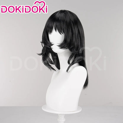 IN STOCK Anya Daisuke Cosplay Wig Game Mouthwashing DokiDoki Women Black Short Hair Anya Halloween Cosplay Free Wig Cap