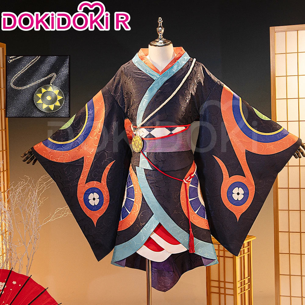 IN STOCK Kusuriuri Cosplay Costume Anime Mononoke【S-3XL】DokiDoki-R Men Kimono Costume Kusuriuri Cosplay Halloween