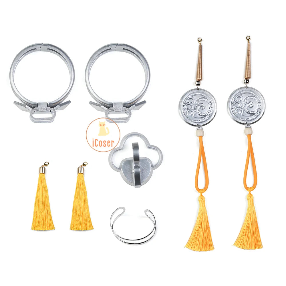 Zenless Zone Zero Ye Shunguang Cosplay Costume Wig Dress Headwear Carnival Game Outfit Halloween Party for Women Girls Role Play