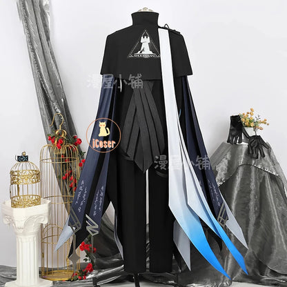 Arknights Aefanyl Logos Cosplay Costume Wig Uniform Earrings Ears Rhodes Island Elite Operator Halloween Party Women Men iCoser