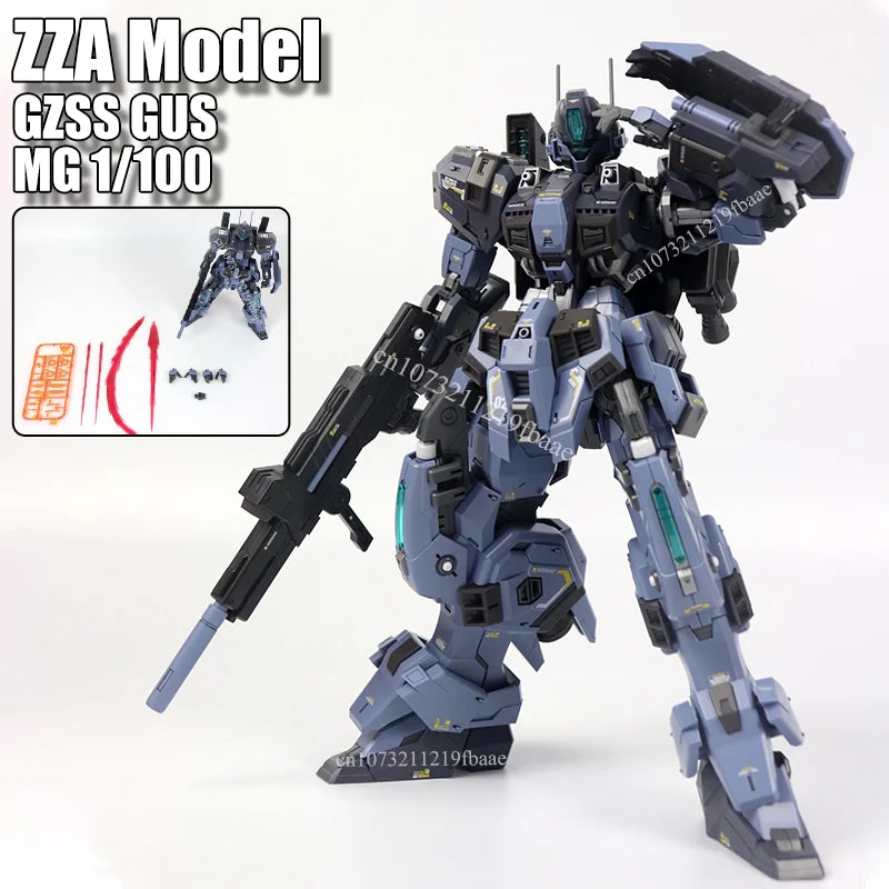 In Stock ZZA Model GZSS GUS MG 1/100 GZSS-OX Assembly Model Kit ZZZA Action Figures Plastic Model Kits Hobby Toys Kids Gifts