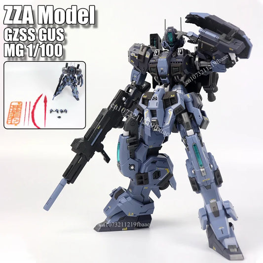 In Stock ZZA Model GZSS GUS MG 1/100 GZSS-OX Assembly Model Kit ZZZA Action Figures Plastic Model Kits Hobby Toys Kids Gifts
