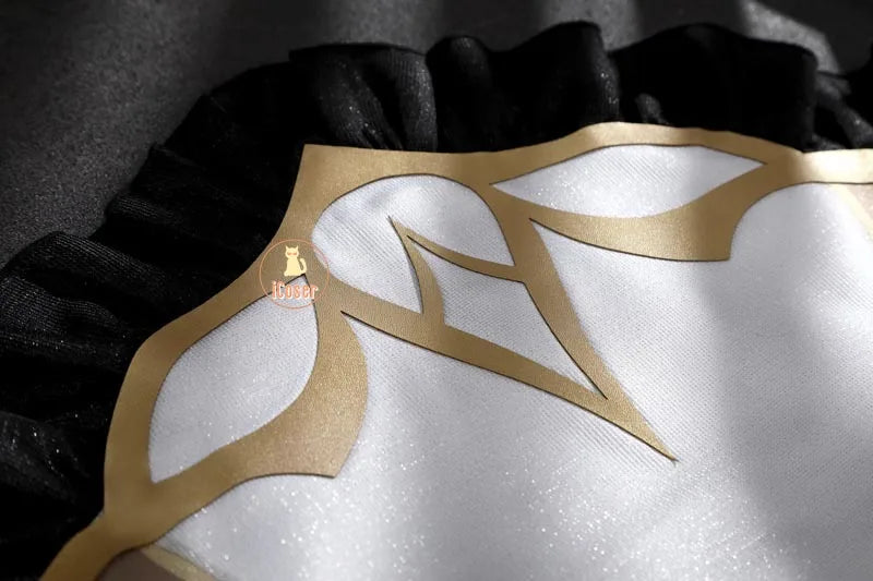 Genshin Impact Sandrone Cosplay Costume Wig Marionette Dress Headwear Eleven Fatui Harbingers Halloween Women Girls Role Play