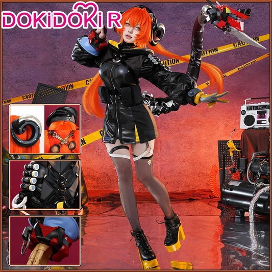 Orphie Cosplay Costume Game Zenless Zone Zero【S-2XL】DokiDoki-R Women Costume ZZZ Orphie Cosplay Suit Tail Halloween Plus Size