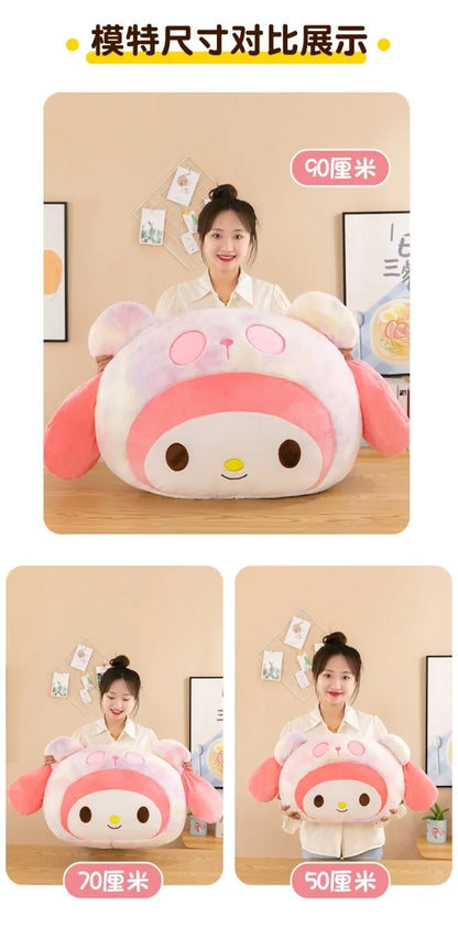 New Sanrio Plush Kuromi Plush Toys Kawaii Cute Cartoon Plush Toys Lovely Anime Pillow Stuffed Doll Kids Girl Toy Birthday Gift
