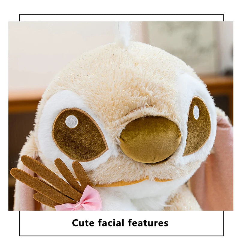 25/60CM Golden Disney Lilo and Stitch Plush Toy Cartoon Anime Stuffed Kawaii Stich Scrump Doll Plushie Kids Birthday Xmas Gifts