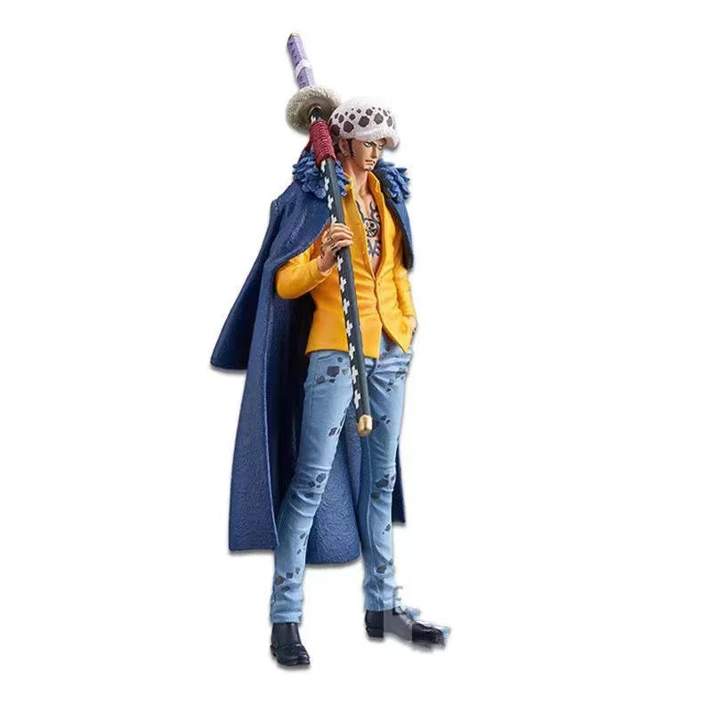 Hot Anime Figure One Piece DXF Wano Country Trafalgar Law PVC Collection Model Dolls Toy For Gift 18cm