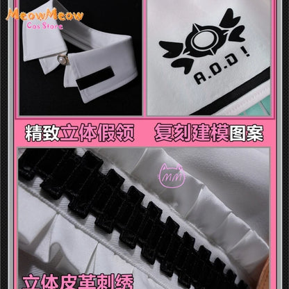 Zenless Zone Zero Aria Cosplay Costume Set Polyester