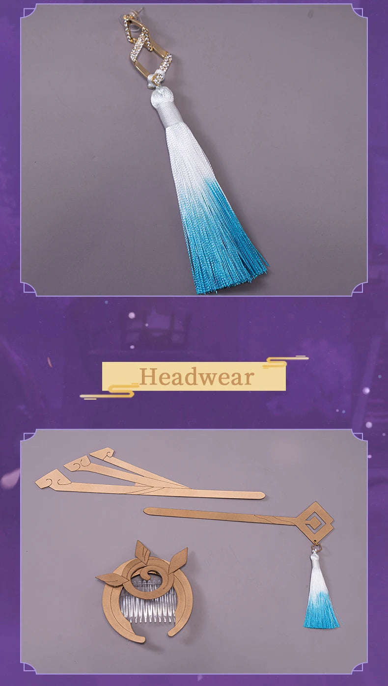 LAST BATCH UWOWO Genshin Impact Beidou Cosplay Game Liyue Uncrowned Lord of the Ocean Halloween Christmas Costume Outfit