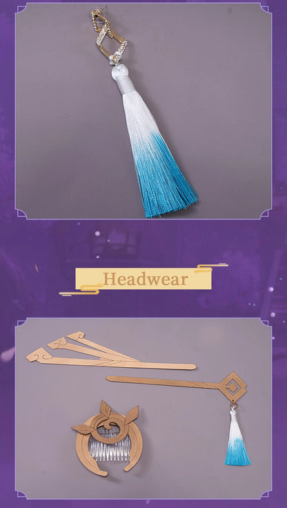 LAST BATCH UWOWO Genshin Impact Beidou Cosplay Game Liyue Uncrowned Lord of the Ocean Halloween Christmas Costume Outfit