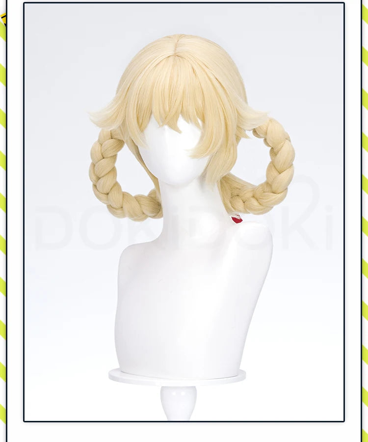 IN STOCK Ineffa Nefer Jahoda Flins Wig Game Genshin Impact DokiDoki Men Gradient Deying Hair Flins Cosplay Free Cap Halloween