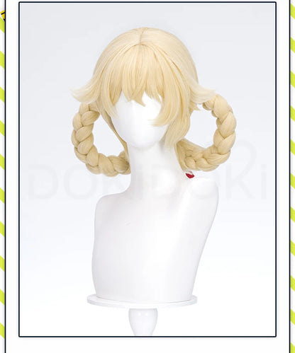 IN STOCK Ineffa Nefer Jahoda Flins Wig Game Genshin Impact DokiDoki Men Gradient Deying Hair Flins Cosplay Free Cap Halloween