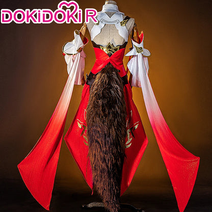IN STOCK Tingyun Cosplay Game Honkai: Star Rail Cosplay【XS-2XL】DokiDoki-R Women Costume TingYun Shoes Wig Tail Cosplay Plus Size