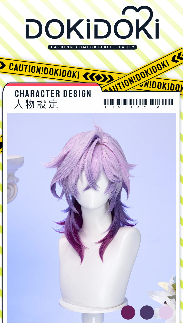 IN STOCK Varka Durin Rerir Wig Game Genshin Impact Song of the Welkin Moon DokiDoki Knights of Favonius Varka Wig Halloween Horn