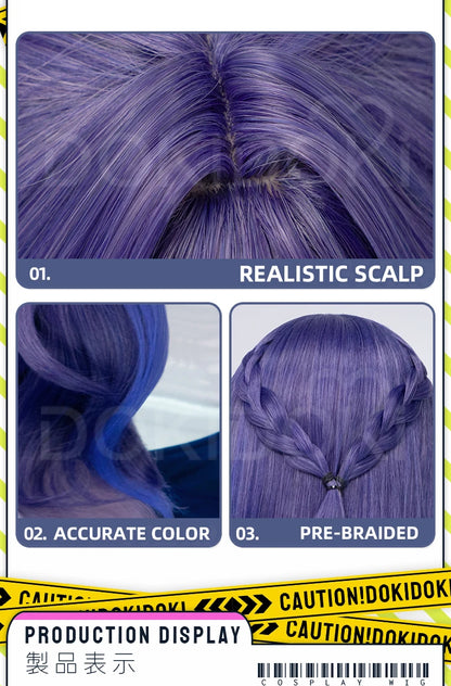 IN STOCK Lauma Aino Sandrone Wig Game Genshin Impact Cosplay Wig DokiDoki Nod-Krai Women Long Hair Free Wig Cap Halloween