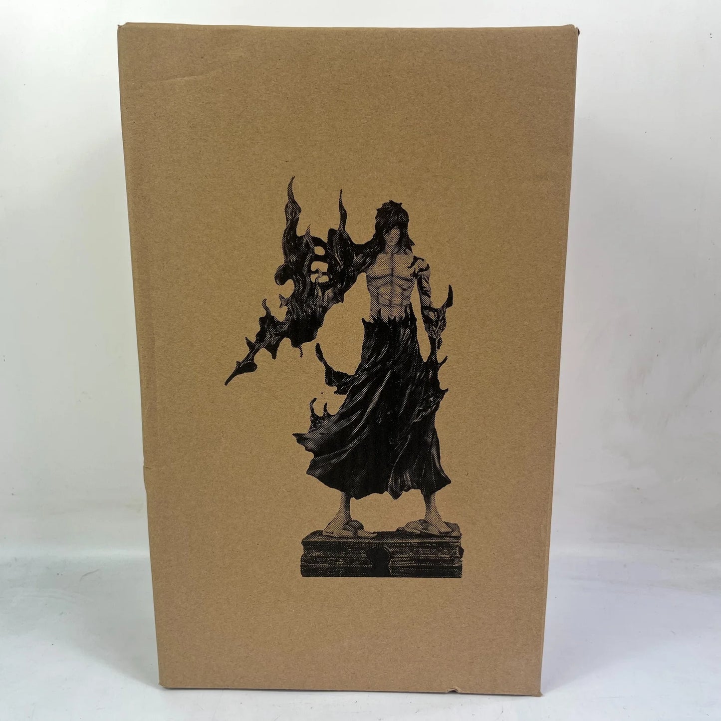 31-33cm Bleach Ichigo Figure Hollow White Horned & Mugetsu Form PVC Anime Peripheral Desktop Decor Collectible Statue Fan Gift