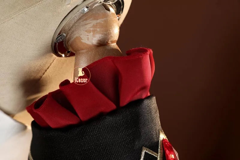 Genshin Impact Sandrone Cosplay Costume Wig Marionette Dress Headwear Eleven Fatui Harbingers Halloween Women Girls Role Play