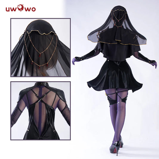 UWOWO Scathach Cosplay Game Fatee/Grandd Order Scathach Stage 3 Cosplay Costume Halloween Costume
