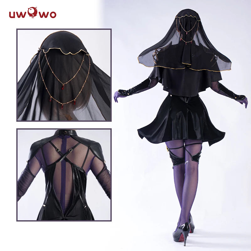 UWOWO Scathach Cosplay Game Fatee/Grandd Order Scathach Stage 3 Cosplay Costume Halloween Costume