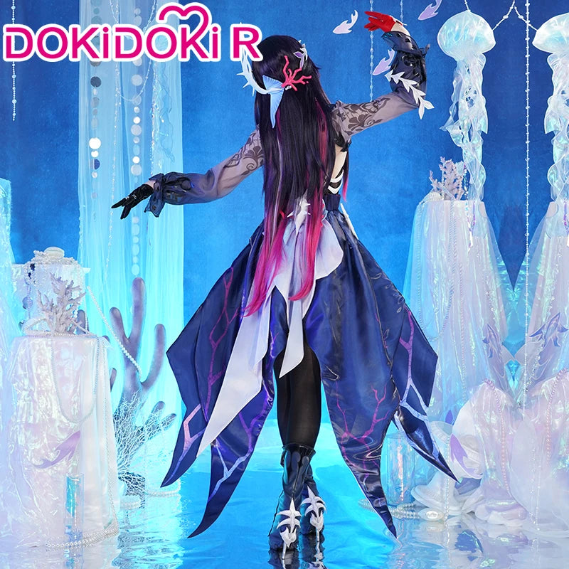 Hysilens Cosplay Costume Game Honkai: Star Rail DokiDoki-R HSR Women Dress Hysilens Helektra Cosplay Costume