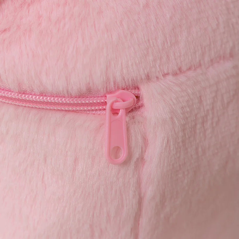 Sanrio Cute Plush Handbag Pochacco Kirby Plush Makeup Box Ugly Fish Kawaii Makeup Box Gifts For Girls