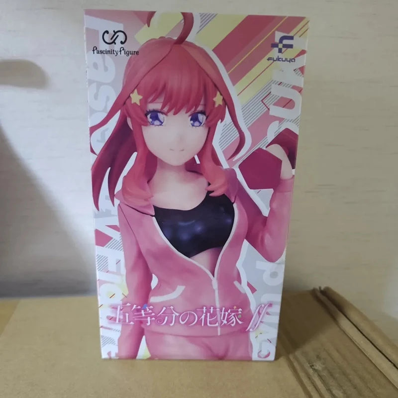 Bandai Fukuya Fascinity The Quintessential Quintuplets Ichika Nino Miku Yotsuba Itsuki 17CM PVC Model