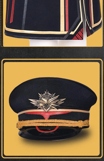 Love and Deepspace Heroines Cosplay Costume Wig Farspace Colonel Female Uniform Cap Caleb Halloween Party Women Carnival Outfit