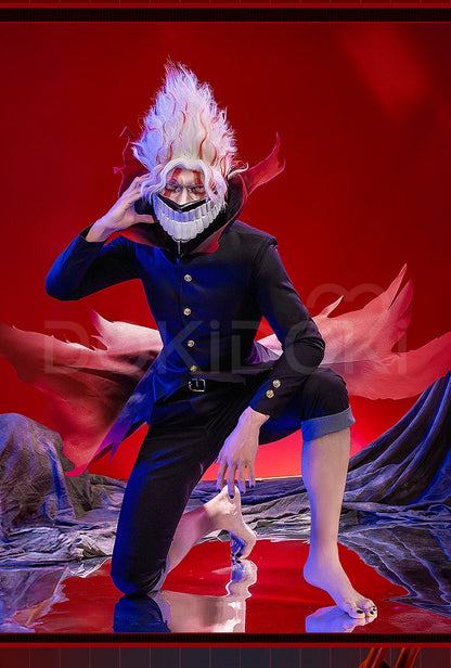 IN STOCK【S-3XL】Okarun Takakura Ken Cosplay Costume Anime Dandadan DokiDoki-SR Men Mask Halloween DAN DA DAN Okarun Plus Size