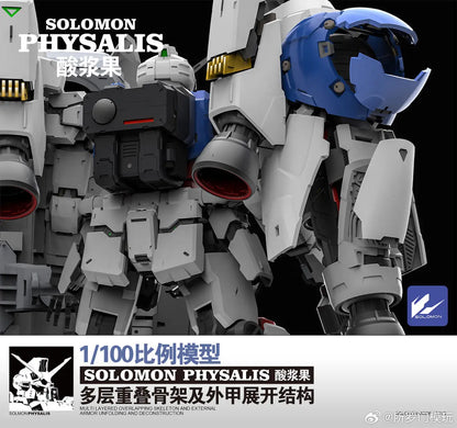 Bandai Solomon GP02 Physalis 1/100 Scale ABS Model