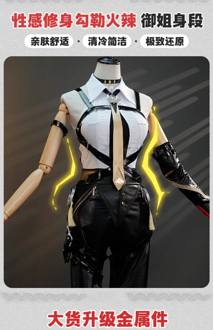 iCoser Zenless Zone Zero Evelyn Chevalier Cosplay Costume Wig Uniform Headwear Earrings Stars of Lyra Halloween Women Carnival