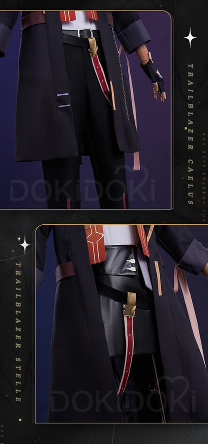 IN STOCK Trailblazer Stelle/Caelus Cosplay Game Honkai: Star Rail Cosplay【S-3XL】DokiDoki-N Trailblazer Costume Shoes Plus Size