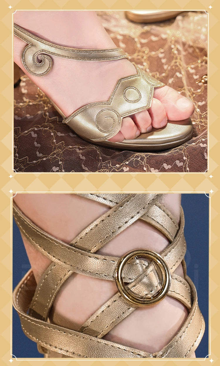 IN STOCK Tribios Cyrene Shoes Cosplay Game Honkai: Star Rail Cosplay DokiDoki-SR Women Amphoreus Cosplay Shoes