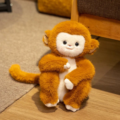 Simulation Animal monkey Plush Doll Cute Cartoon monkeys Stuffed Toy For Children Kids Girls kawaii room decor ﻿