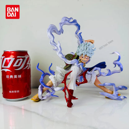 Hot One Piece Anime Figures Nika Luffy Gear 5th Action Figure Gear 5 Sun God Pvc Figurine Statue Model Decoration Doll Toys