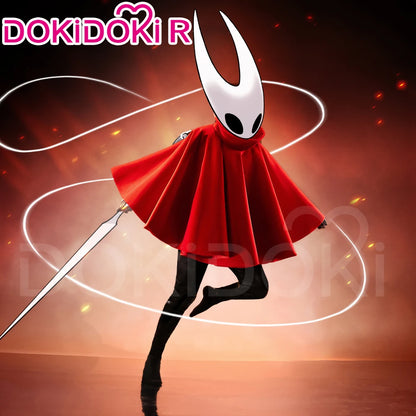 Hornet Cosplay Costume Game DokiDoki-R Men Women Halloween Costume Hornet Red Cloak Cosplay Mask Halloween