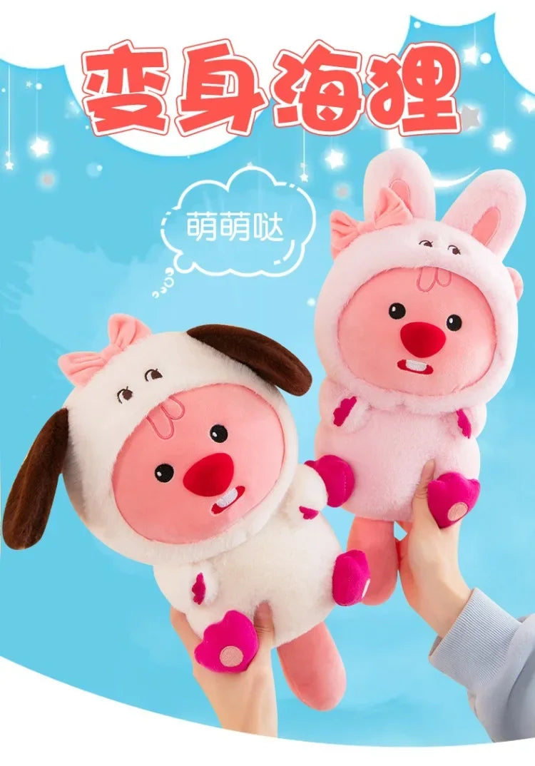 33-60cm/ Kawaii Original Anime Cartoon Plush Toy Little Beaver Rock Animal Serie Cute Plush Doll Interior Decoration Kids Gift