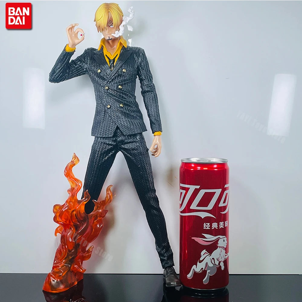 32cm One Piece Sanji Action Figure Vinsmoke Figma PVC Model Toy Collectible Souvenirs Birthday Gift for Kids - Black