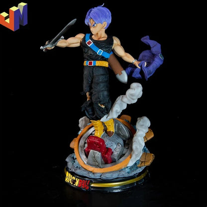 Dragon Ball Z Figures Trunks Gk Action Figure Super Saivcyan P Model Statue Doll Collection Decoration Toys Gift Ornaments