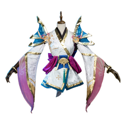 Lux Luxannaa Cosplay Costume Game DokiDoki-R Women Spirit Blossom Costume Lux Cosplay Dress Halloween