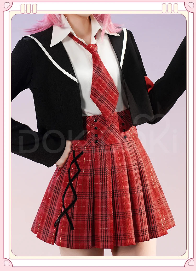 Hinamori Amu Cosplay Costume Anime Shugo Chara! Cosplay DokiDoki-SR Women Cute School Uniform JK Hinamori Amu Cosplay
