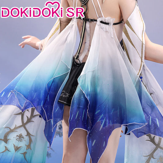 Cartethyia Cosplay Costume Game Wuthering Waves DokiDoki-SR Women Dress Cantarella Halloween Cosplay Wig