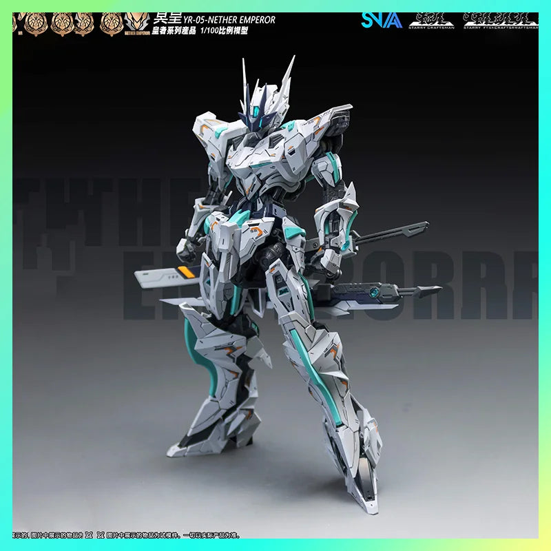 【New product】SNAA MODEL MG YR-05 NETHER EMPEROR Round Table Knights Series Assembly Model Anime Action Figure Christmas Toy Gift
