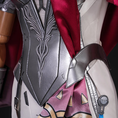 Wuthering Waves Lupa Cosplay Costume Wig Bodysuit Cloak Earrings Tail Headwear Leggings Halloween Party for Women Girls iCoser